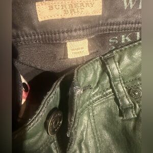 Burberry Green Westbourne Jeans Coated 29